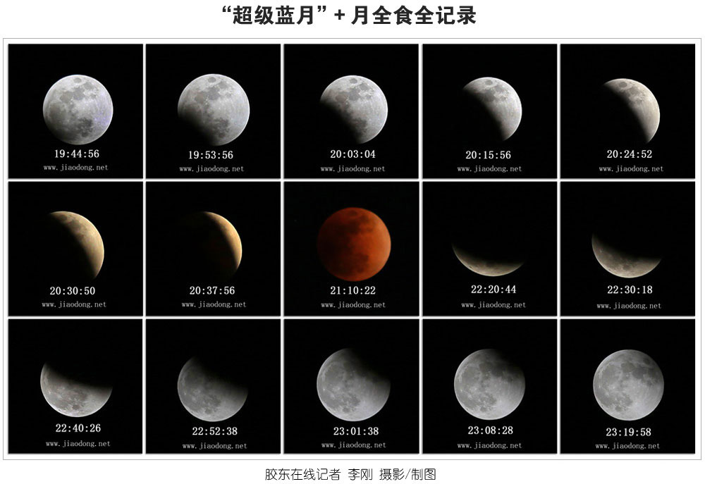 “超級(jí)藍(lán)月”與月全食同現(xiàn) 煙臺(tái)夜空上演曠世奇觀 “超級(jí)藍(lán)月”與月全食同現(xiàn) 煙臺(tái)夜空上演曠世奇觀