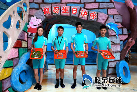 “蓬萊籍”海豚寶寶迎來“一周歲”生日