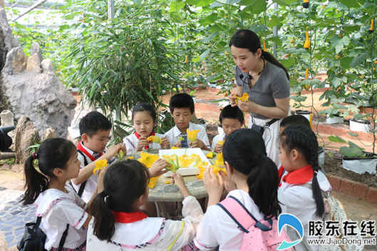 學生們動手體驗