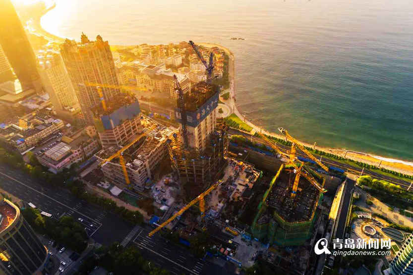 俯瞰海天中心 高369米將成第一高樓(組圖)