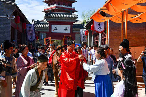 聚焦石家莊旅發(fā)｜德裕古鎮(zhèn)上演《夢回大唐》