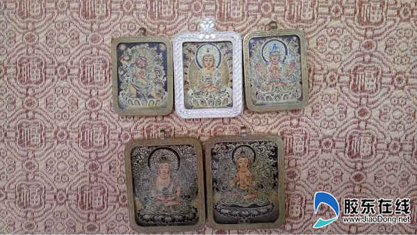 蓬萊市民家門口免費(fèi)觀賞唐卡畫展