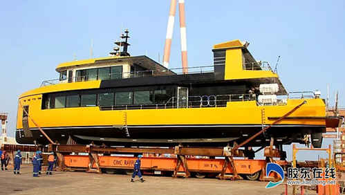 中集來福士建造“尋仙”主題游艇項目完成下水