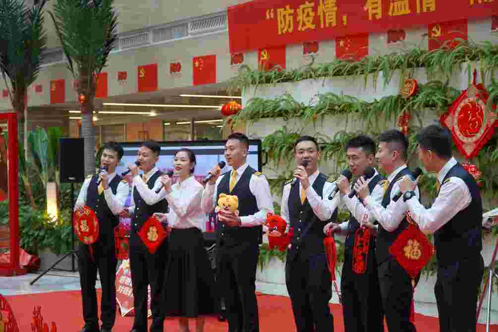 防疫情 有溫情 海南航空開展隔離機組迎春線上慰問活動