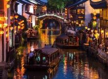 【春節(jié)假期】蘇州七里山塘、杭州西湖、宋城千古情、水鄉(xiāng)烏鎮(zhèn)、木瀆、上海環(huán)球金融中心江南溜彎高鐵四日游