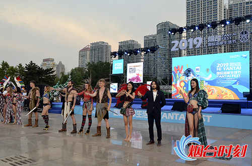 漁人碼頭選派的“天使列車”方陣亮相