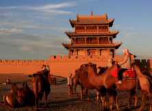 青海湖、茶卡鹽湖、張掖、嘉峪關(guān)城樓、鳴沙山、莫高窟雙飛單動7日游